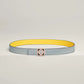 H ROSERAIE BELT BUCKLE & REVERSIBLE LEATHER STRAP 24 MM