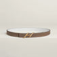HDN BELT BUCKLE & REVERSIBLE LEATHER STRAP 24 MM