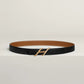 HDN BELT BUCKLE & REVERSIBLE LEATHER STRAP 24 MM