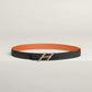 HDN BELT BUCKLE & REVERSIBLE LEATHER STRAP 24 MM