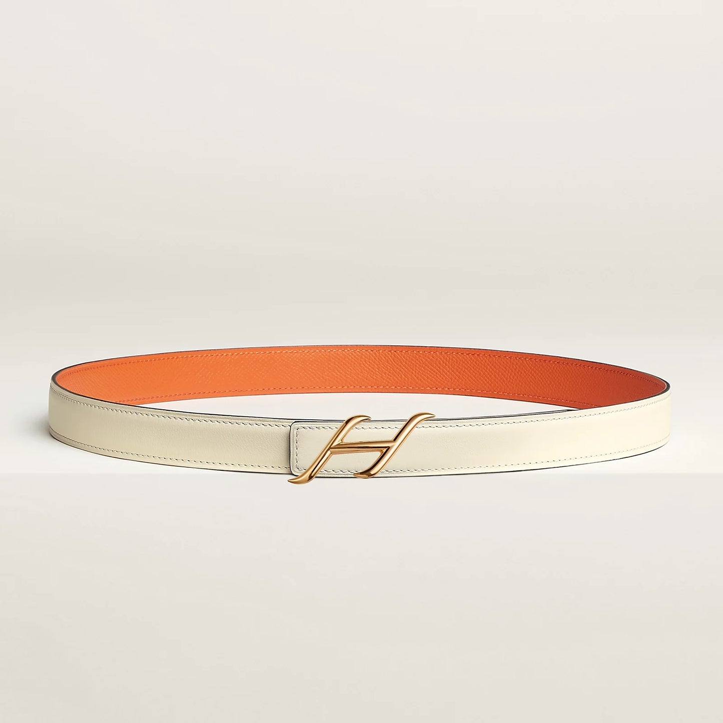 HDN BELT BUCKLE & REVERSIBLE LEATHER STRAP 24 MM