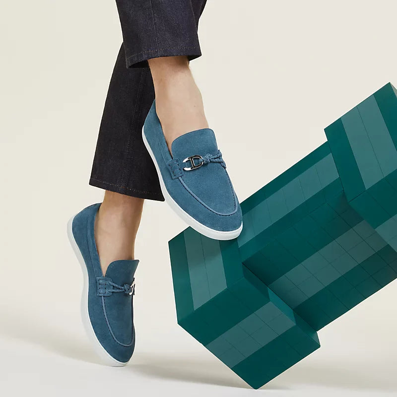 Naturel/Bleu - Gris Nuage  Turquin Ignacio Loafer