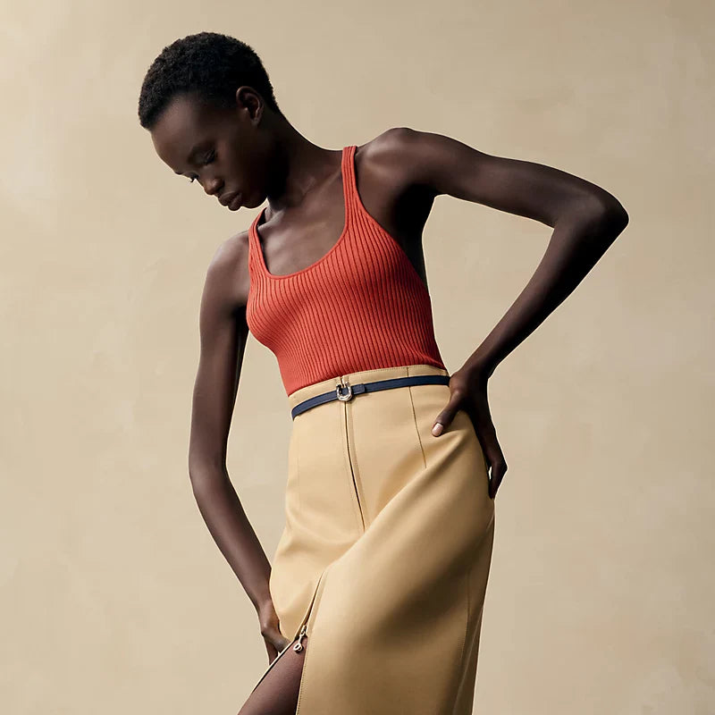 Lucky Jockette Belt Buckle & Reversible Leather Strap 13 MM