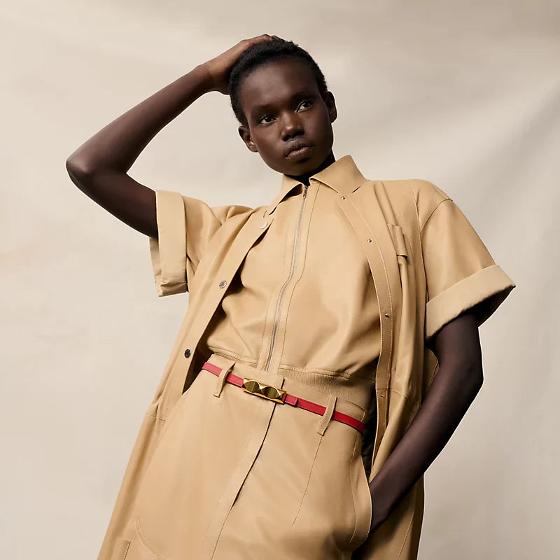 Infini Belt Buckle & Reversible Leather Strap 13 MM