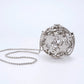 Chanel 25A silver star-patterned spherical evening bag 01