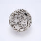 Chanel 25A silver star-patterned spherical evening bag 01