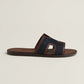 Bleu Brut/Chocolat-Izmir Sandal