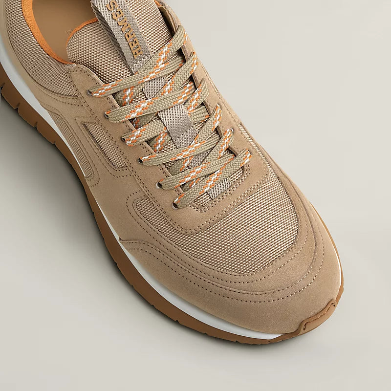 Beige Argile - Marron Ébène Jimmy Sneaker