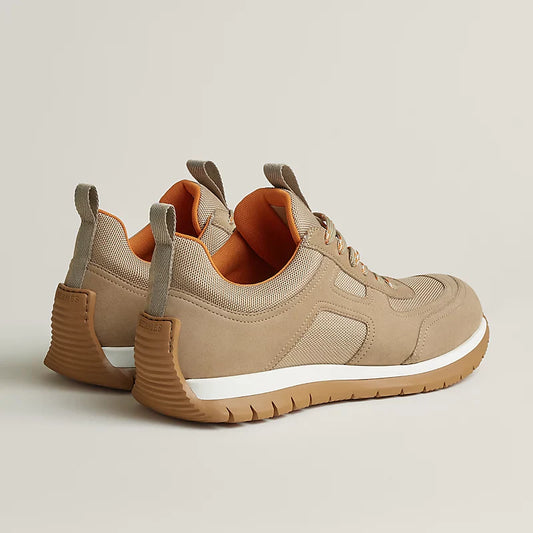 Beige Argile - Marron Ébène Jimmy Sneaker