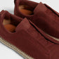 Red - Grey Mélange ZEGNA Linen and Leather Triple Stitch™ Espadrilles