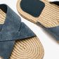 ZEGNA Suede espadrille sandals