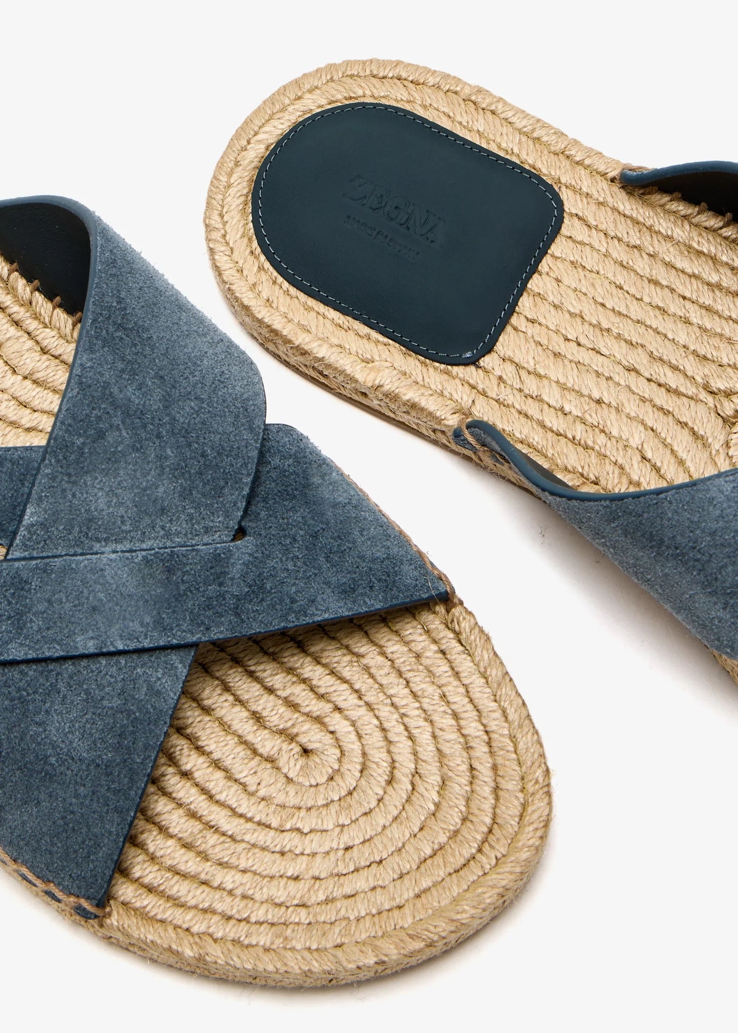 ZEGNA Suede espadrille sandals