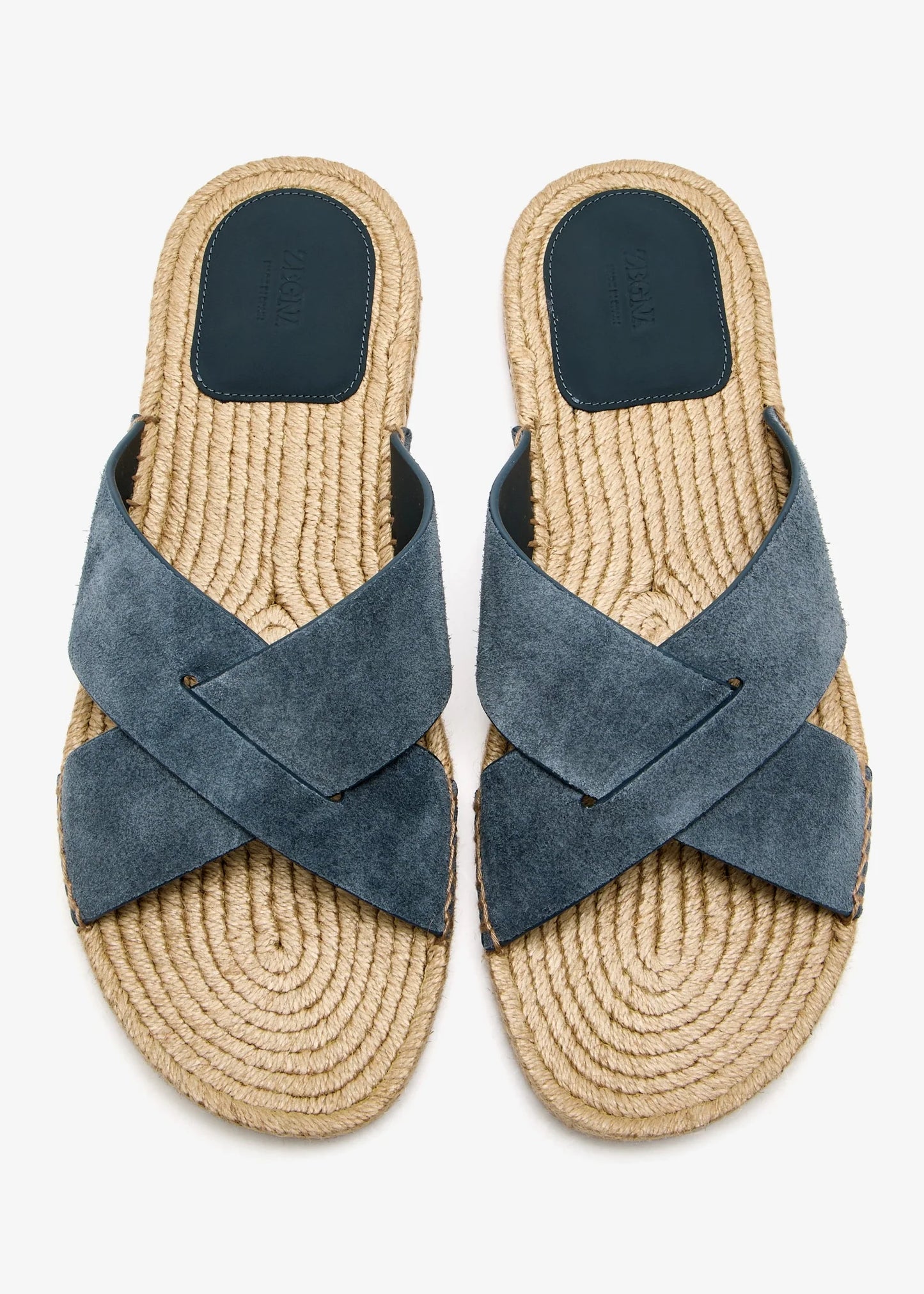 ZEGNA Suede espadrille sandals