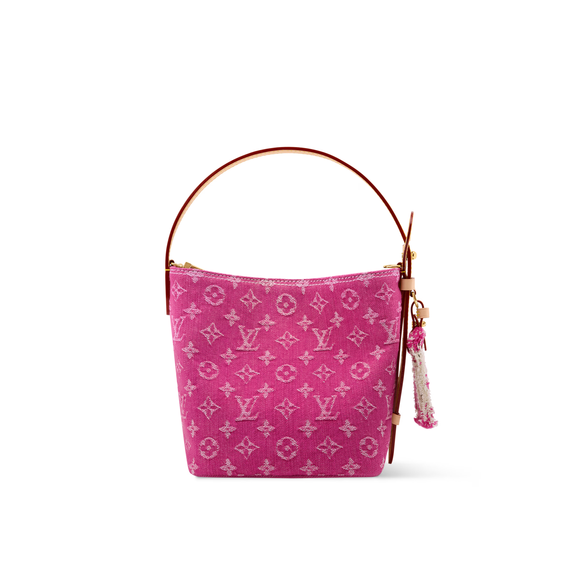 All In BB Denim Rendez-Vous Fuchsia Bucket Bag
