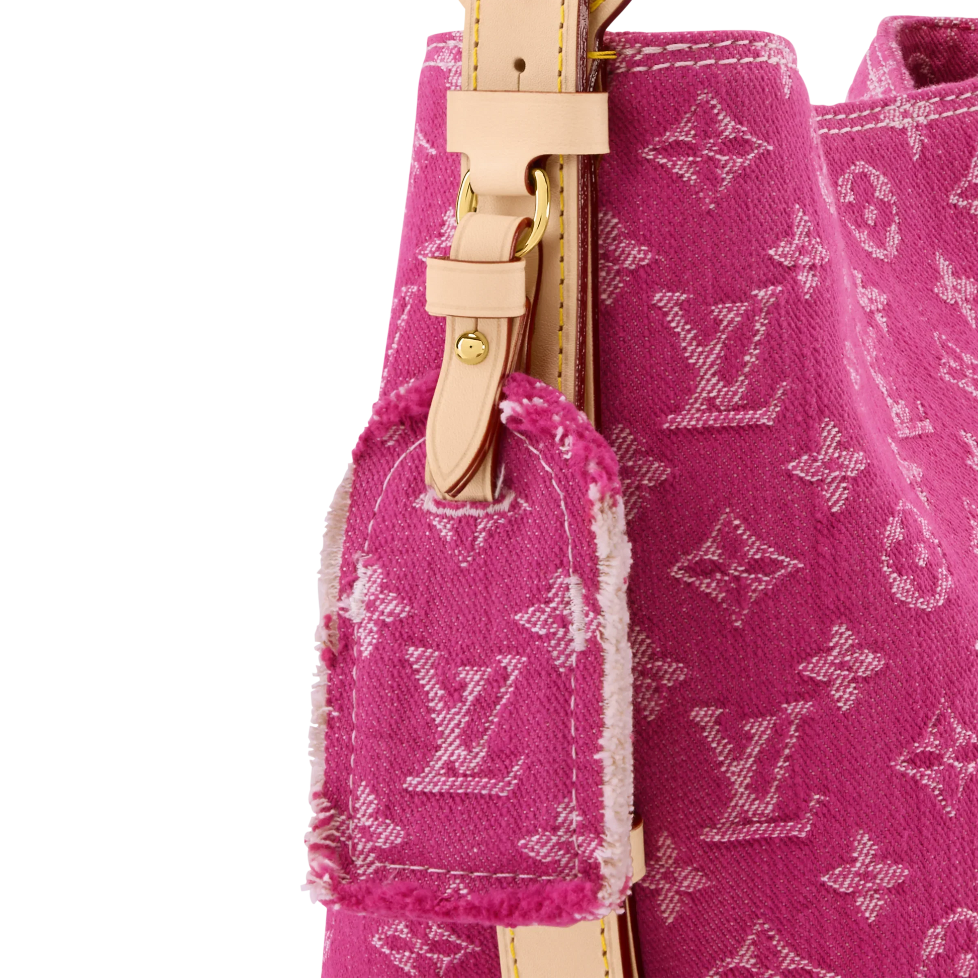 All In BB Denim Rendez-Vous Fuchsia Bucket Bag