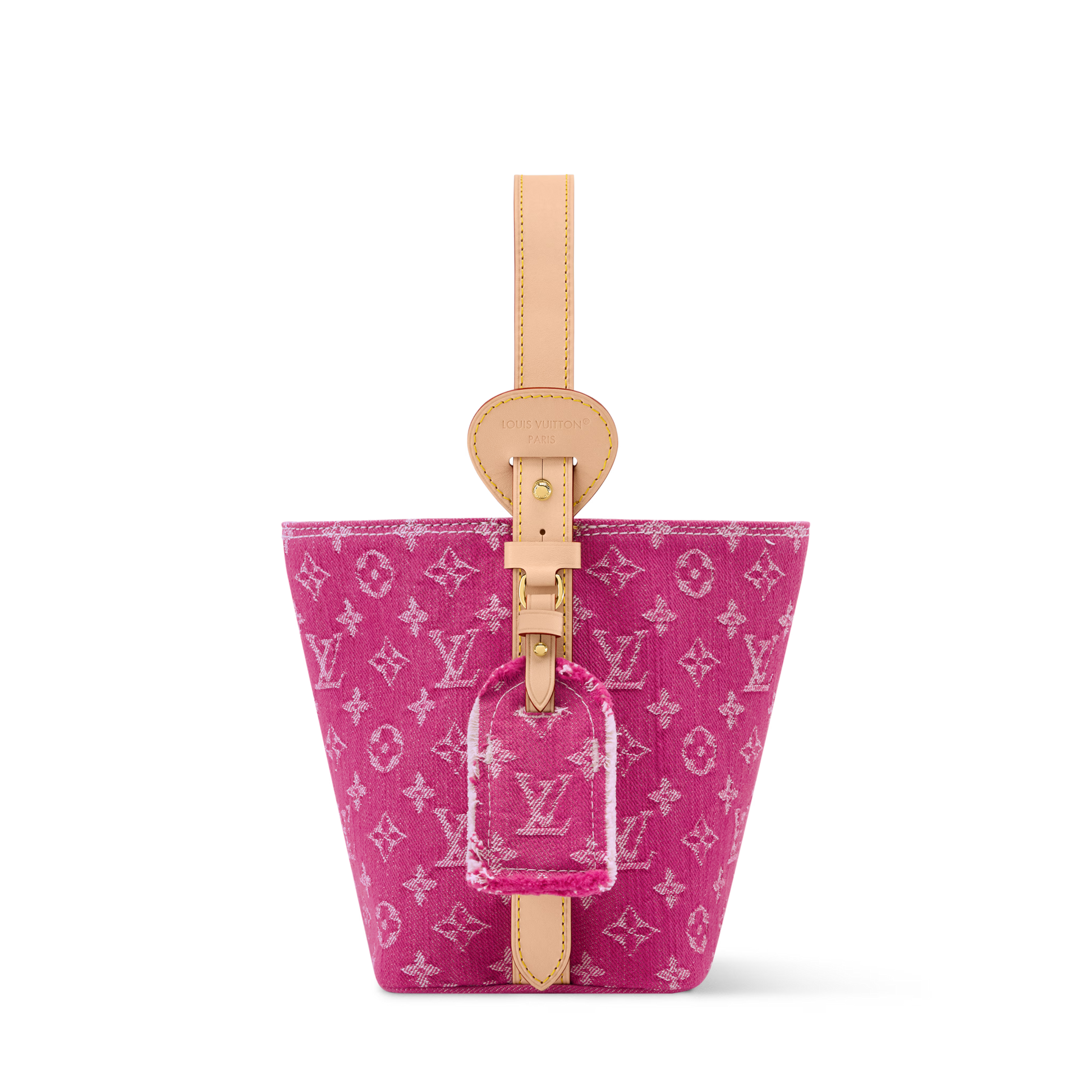 All In BB Denim Rendez-Vous Fuchsia Bucket Bag