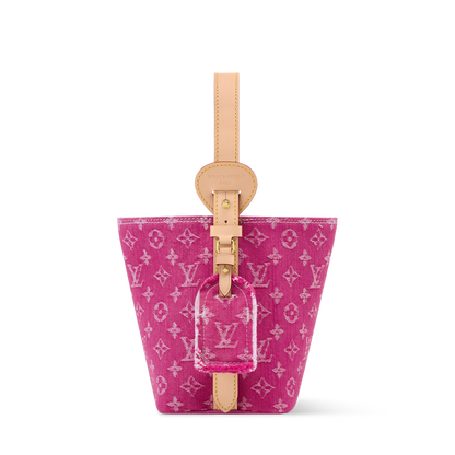 All In BB Denim Rendez-Vous Fuchsia Bucket Bag
