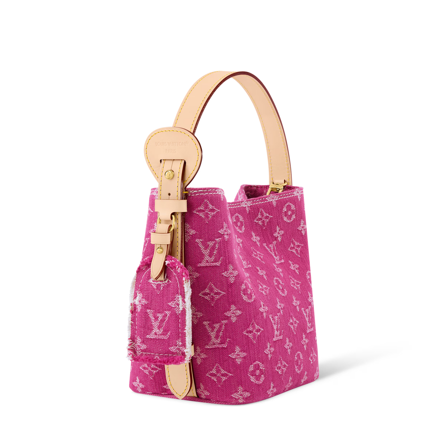 All In BB Denim Rendez-Vous Fuchsia Bucket Bag