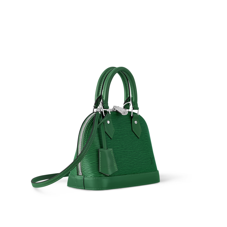 Alma BB Epi Leather Borneo Green Shoulder Bag