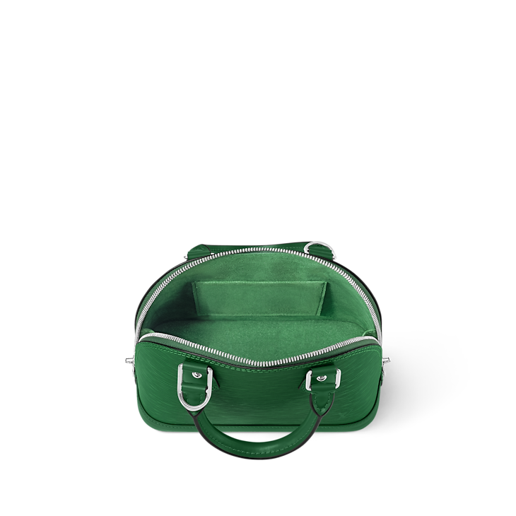 Alma BB Epi Leather Borneo Green Shoulder Bag