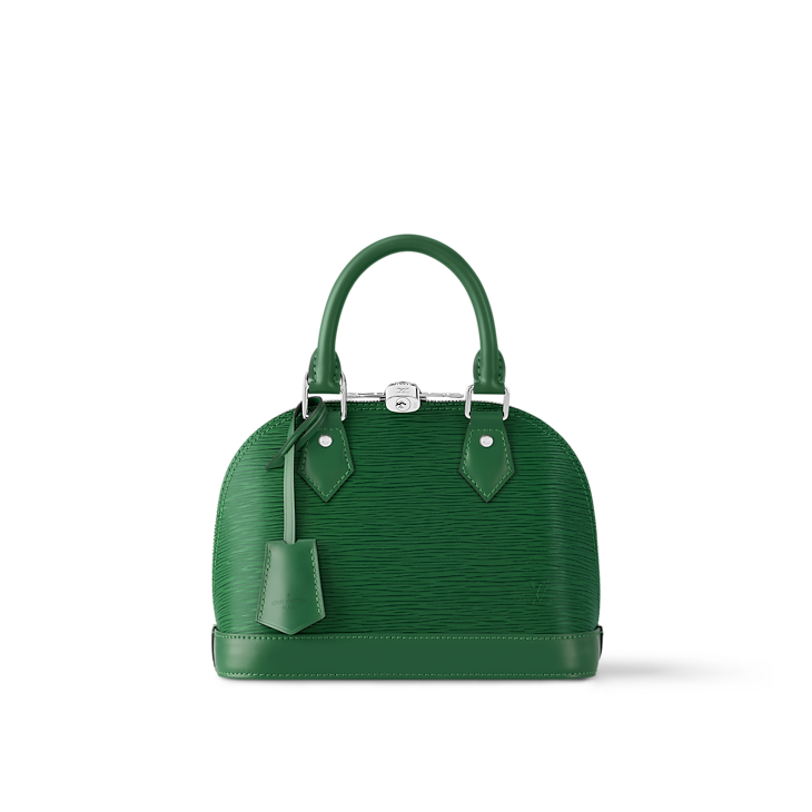 Alma BB Epi Leather Borneo Green Shoulder Bag