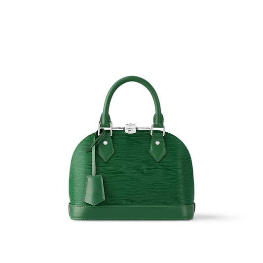 Alma BB Epi Leather Borneo Green Shoulder Bag