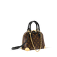 Alma Trunk BB Monogram Canvas Black Leather Satchel