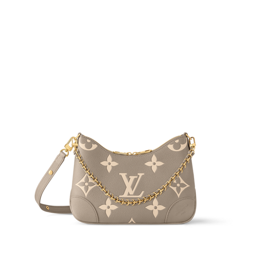 Boulogne PM Monogram Empreinte Dove Gray Crossbody Bag