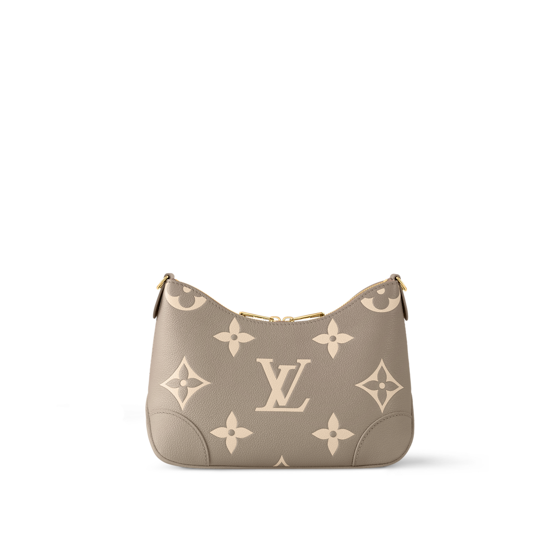 Boulogne PM Monogram Empreinte Dove Gray Crossbody Bag