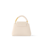 Capucines Mini Taurillon Leather Pink Sky Top Handle Bag