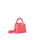 Capucines Mini Taurillon Leather Pink Sky Top Handle Bag