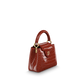 Capucines Mini Alligator Leather Brown Top Handle Bag