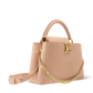 Capucines Mini Grained Leather Black Top Handle Bag