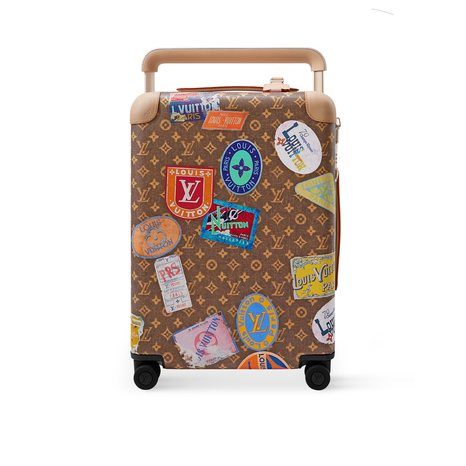 Horizon 55 Monogram Coated Canvas Cherry Motif Carry-On Suitcase