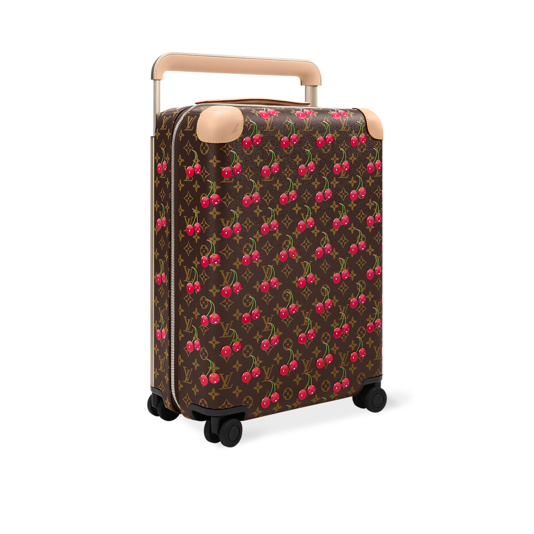 Horizon 55 Monogram Coated Canvas Cherry Motif Carry-On Suitcase