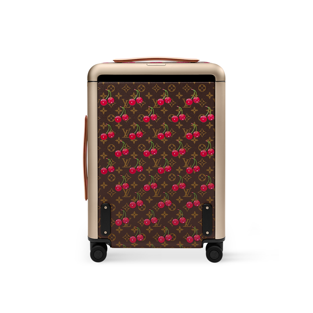 Horizon 55 Monogram Coated Canvas Cherry Motif Carry-On Suitcase