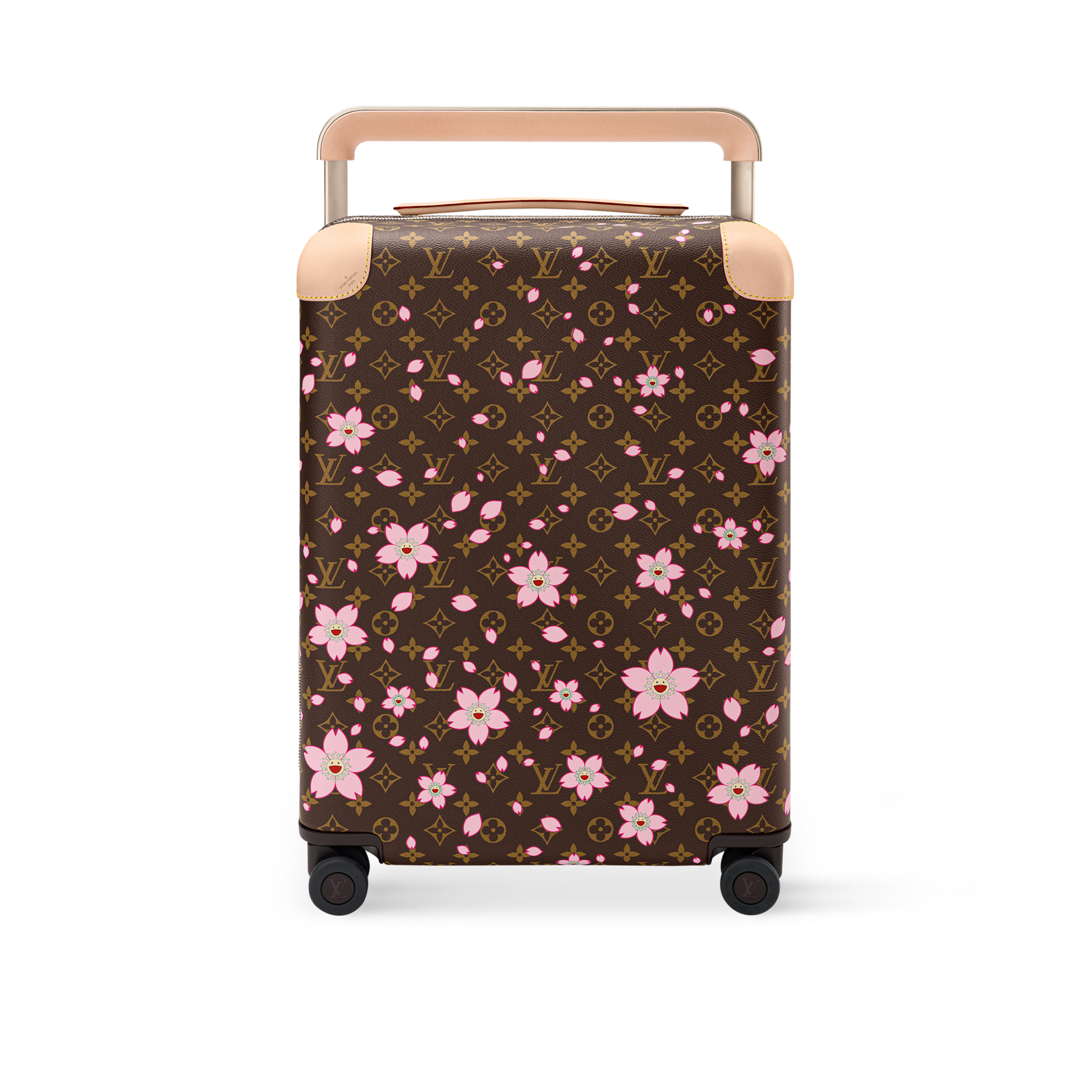 Horizon 55 Monogram Coated Canvas Cherry Motif Carry-On Suitcase