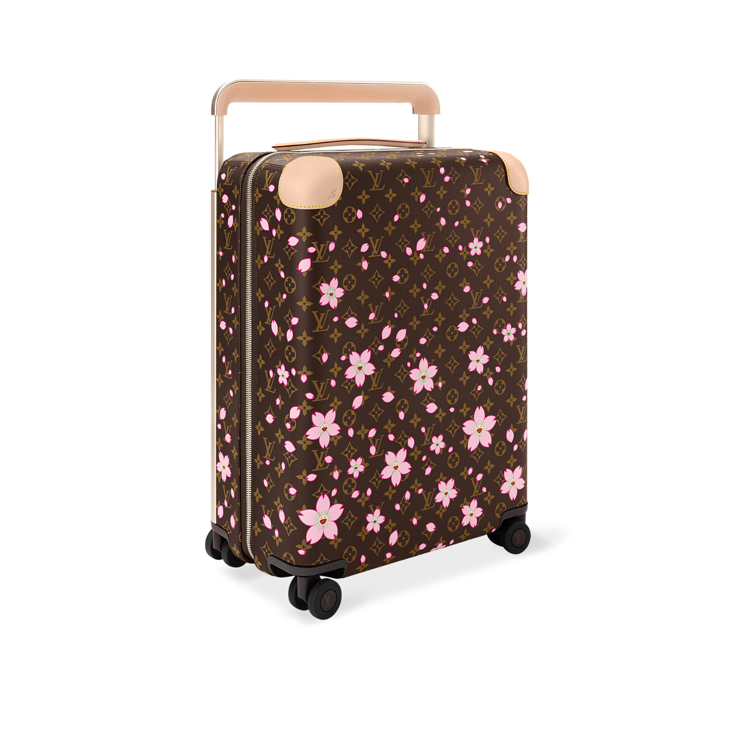 Horizon 55 Monogram Coated Canvas Cherry Motif Carry-On Suitcase