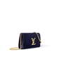 Pochette Louise Epi Leather Sapphire Blue Top Handle Bag