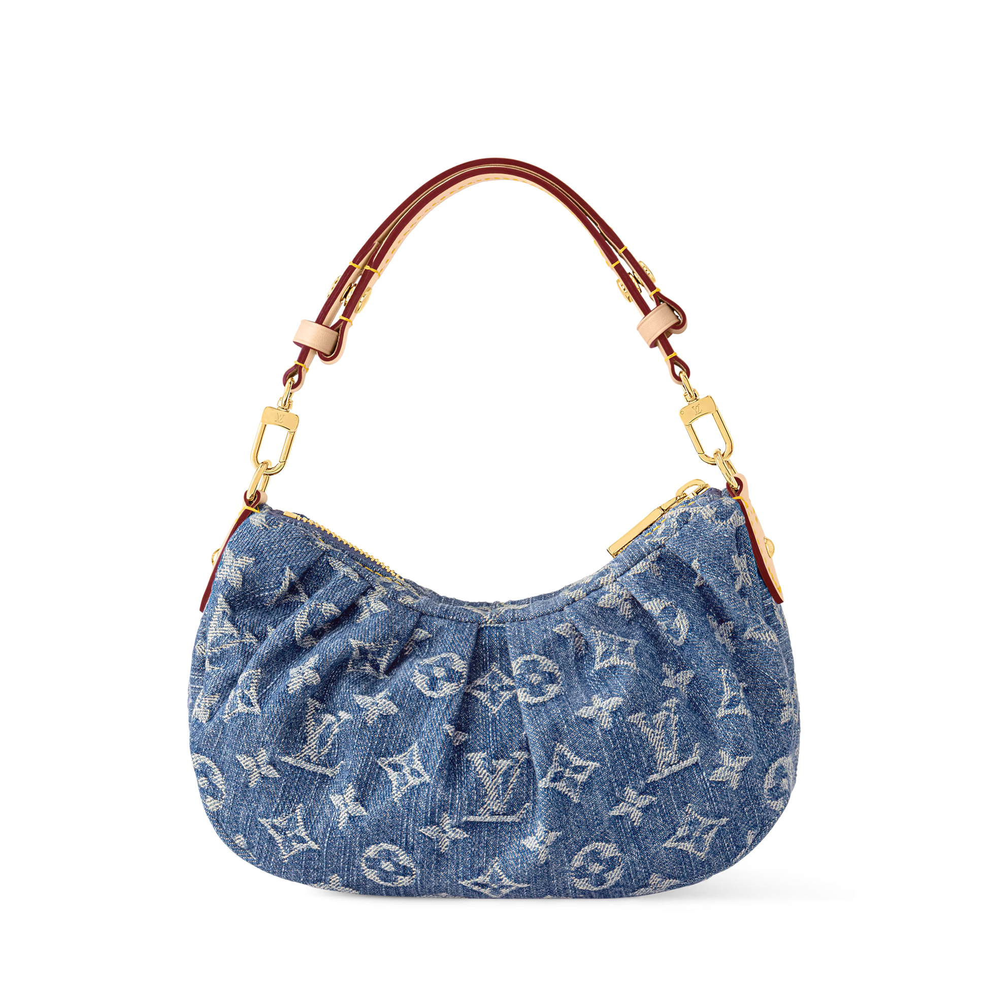 Pochette Valley Denim Fuchsia Cross-Body Bag