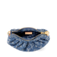 Pochette Valley Denim Fuchsia Cross-Body Bag