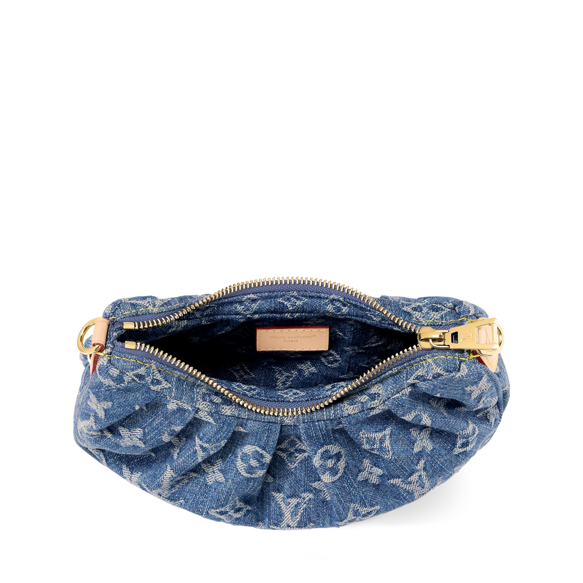 Pochette Valley Denim Fuchsia Cross-Body Bag