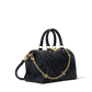 Speedy Bandoulière 25 Calfskin Leather Black Top Handle Bag