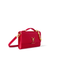 Wallet On Chain Capucines Smooth Leather Lipstick Red Crossbody Bag
