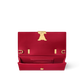 Wallet On Chain Capucines Smooth Leather Lipstick Red Crossbody Bag