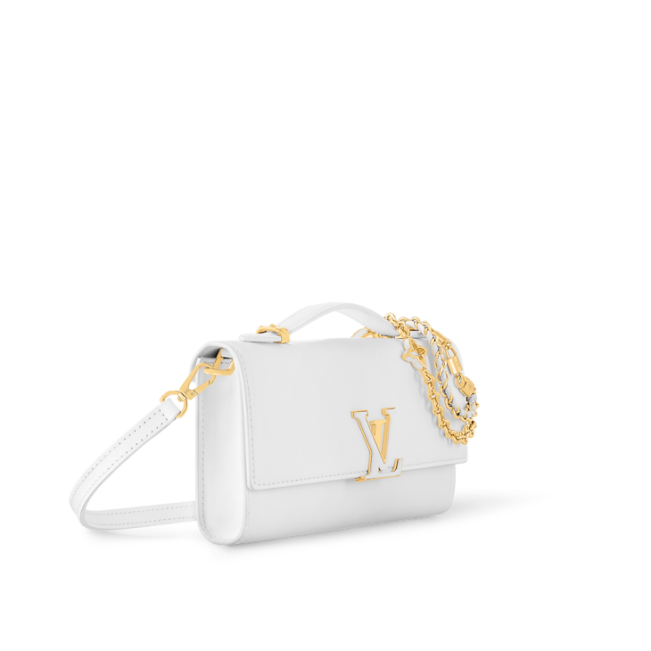 Wallet On Chain Capucines Smooth Leather Lipstick Red Crossbody Bag