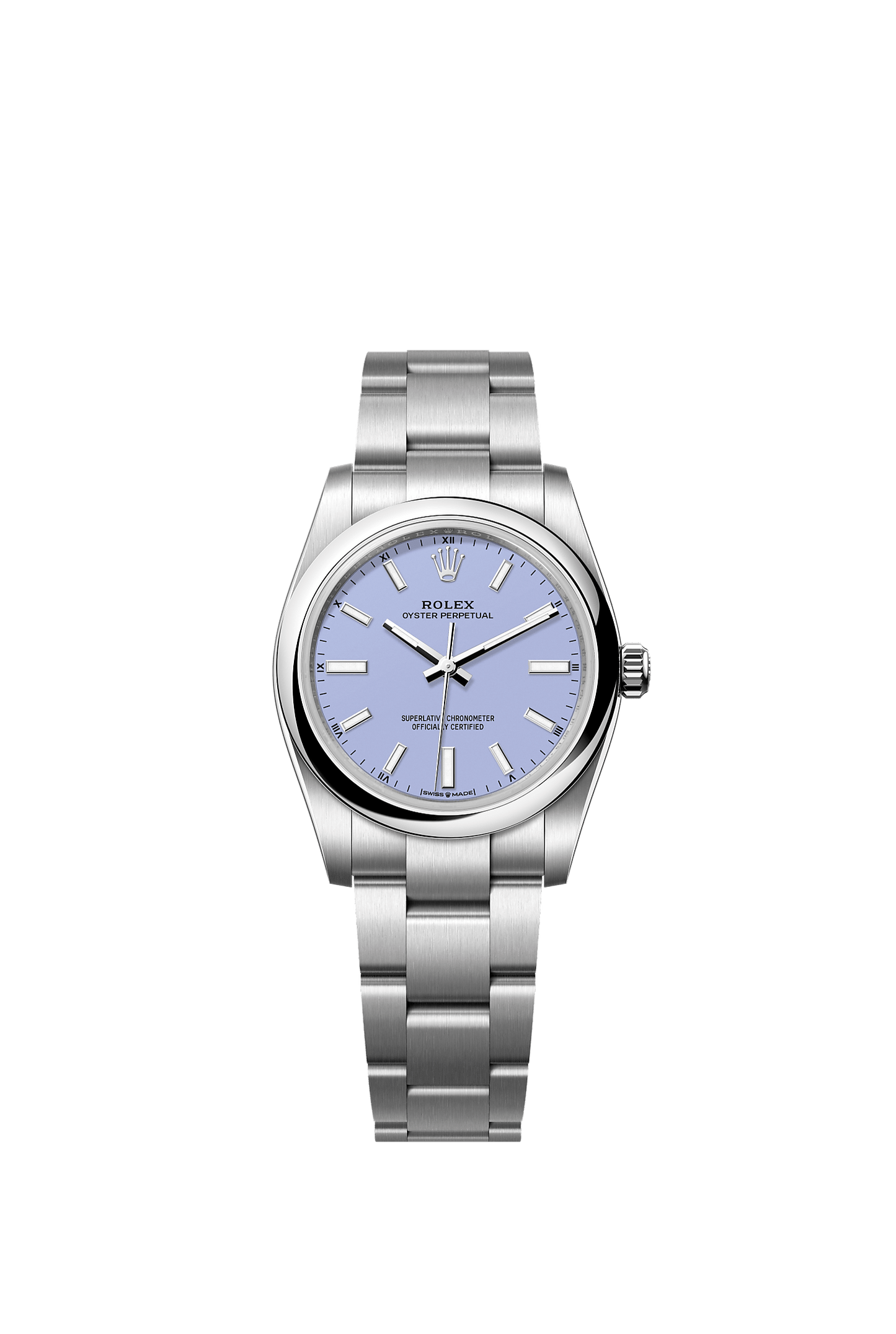 Oyster Perpetual 34 Oystersteel Lavender Dial Oyster Bracelet 34mm Self-Winding Watch