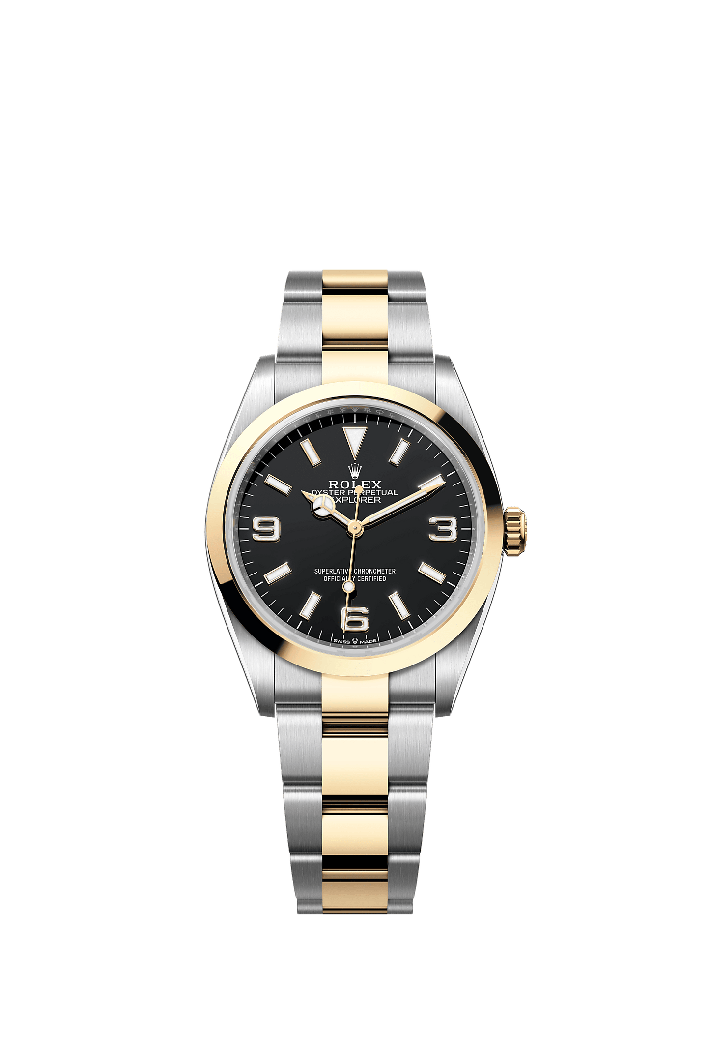Explorer 36 36mm Oystersteel Yellow Gold Black Dial Oyster Bracelet Self-Winding Watch
