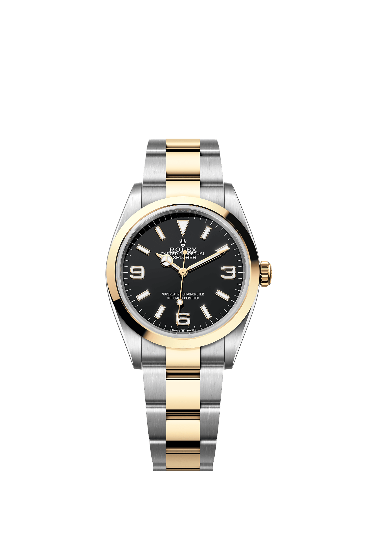 Explorer 36 36mm Oystersteel Yellow Gold Black Dial Oyster Bracelet Self-Winding Watch