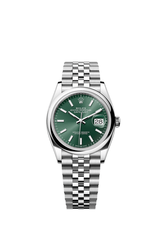 Datejust 36 Oystersteel Mint Green Dial Jubilee Bracelet 36mm Self-Winding Watch